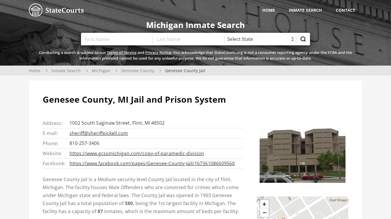 Genesee County Jail Inmate Records Search, Michigan ...